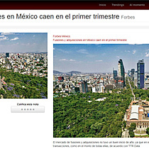 Fusiones y adquisiciones en Mxico caen en el primer trimestre